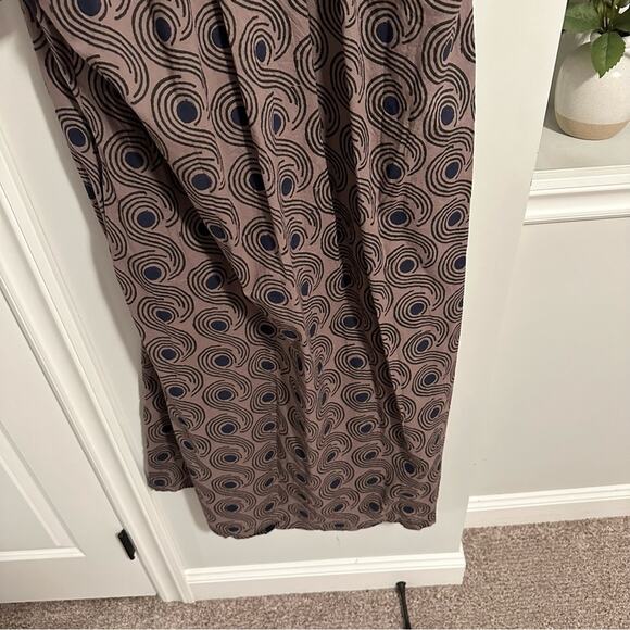 Seek Collective Purple Cotton Pattern Maxi Dress Small - Picture 5 of 11